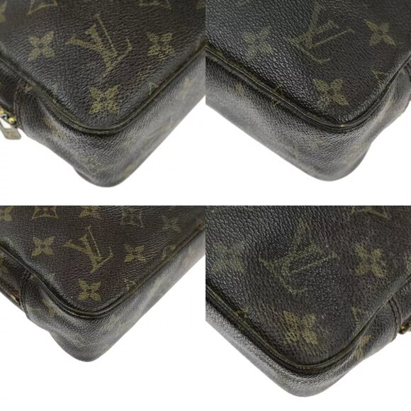 LOUIS VUITTON Trousse Toilette 23 Clutch Hand Bag Monogram Brown - Picture 6 of 16